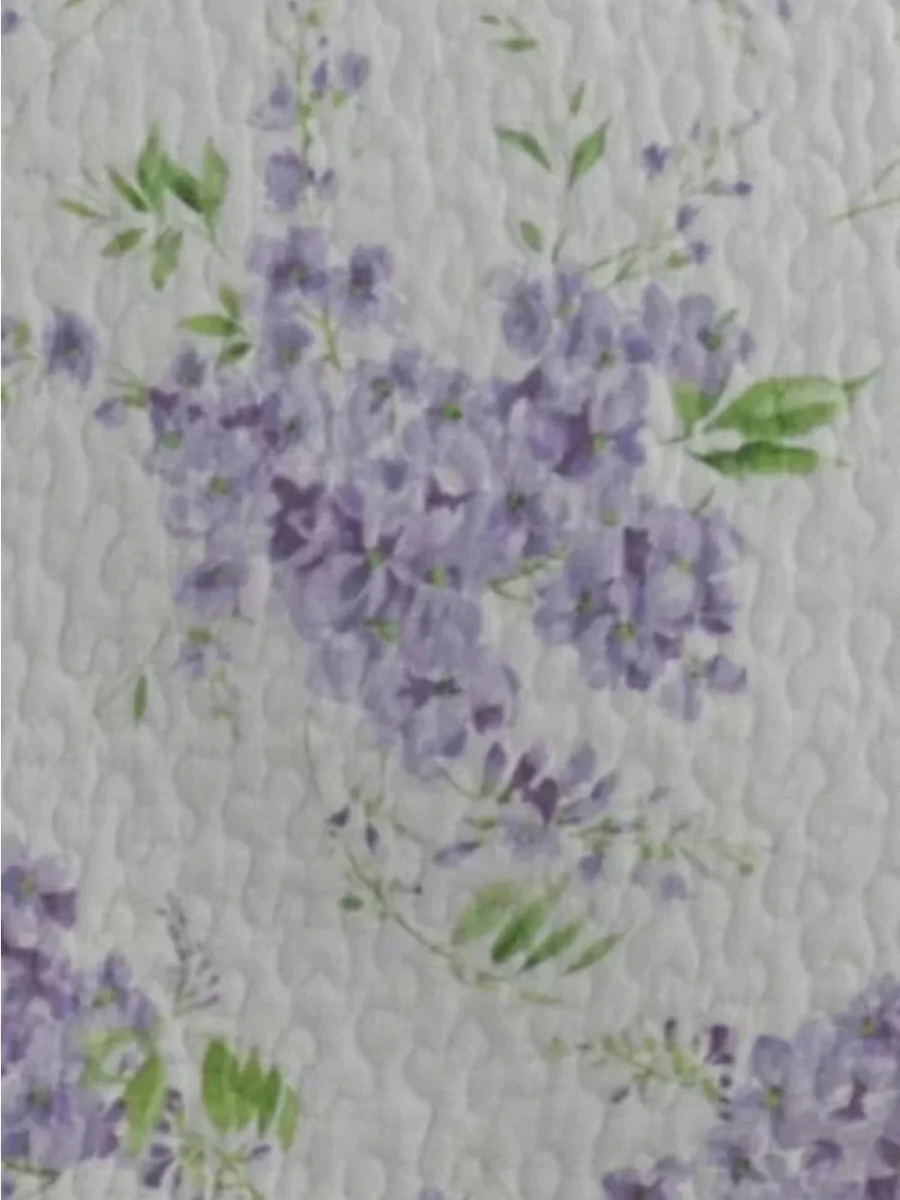 Laura Ashley ~ Full/Queen Keighley Floral 3 Pc Quilt Set Reversible Purple
